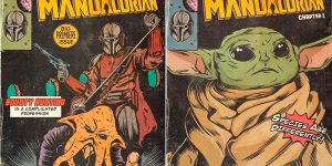Russian Illustrator Recreates All Episodes Of The Mandalorian As Vintage Comic Book Covers