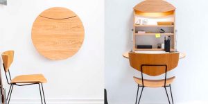 This Foldable Wall Desk Is Ideal For Small Spaces