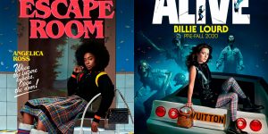Louis Vuitton Imagined A Series Of Their Muses As Protagonists Of Horror Movies And Sci-Fi Novels