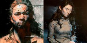 The Superb Figurative Portrait Paintings By Jie Gaoart