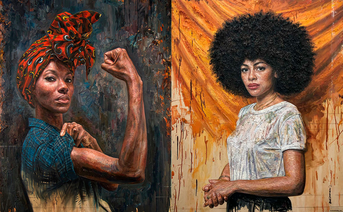 Black Female Artists Painters : Mary Qian Portrait African American ...