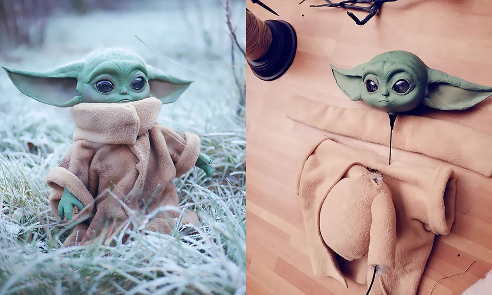 Faux Leather Star Wars 'Baby Yoda' – Dreamy Designs by Trudy