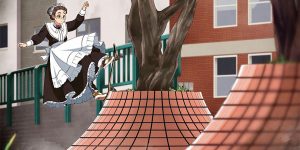Japanese Illustrator Suzusiro Puts Maids On Skateboards And We Can’t Complain