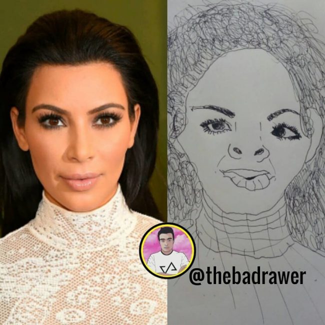 These Funnily Terrible Portraits Of Famous People Drawn By This ‘Artist ...