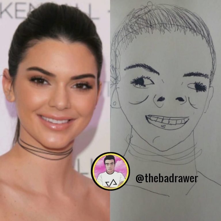 These Funnily Terrible Portraits Of Famous People Drawn By This ‘Artist ...