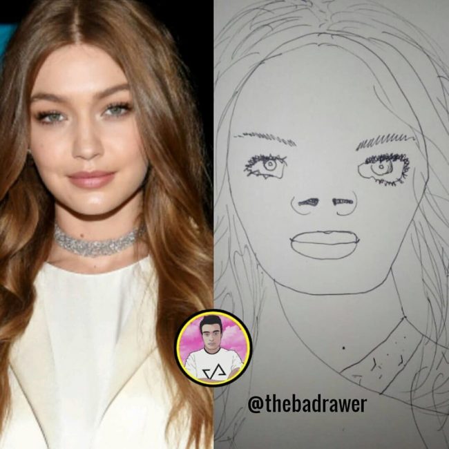 These Funnily Terrible Portraits Of Famous People Drawn By This ‘Artist ...