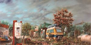 The Starry Heavens Above Me And The Moral Law Within Me: Atmospheric Paintings By Nicola Caredda
