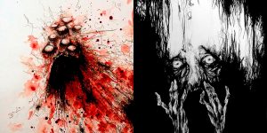 The Book Of The Dead: Artist Paints Nightmares With His Own Blood