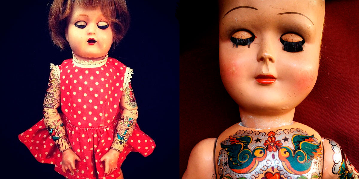 Vintage Tattooed Dolls By Kartess » Design You Trust — Design Daily ...