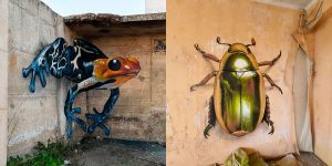 Sergio Odeith Creates Amazing 3D Murals That Jump Off The Walls