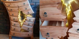 This Retired Cabinet Maker Goes Viral For Making Broken And Weird Furniture That Belongs In Disney Movies