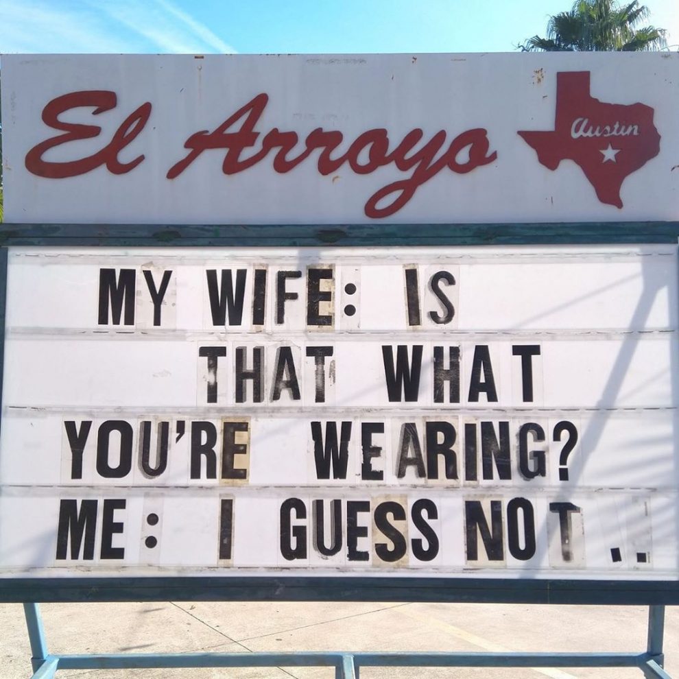 This Restaurant In Texas Is Putting Up The Funniest Signs Ever » Design ...