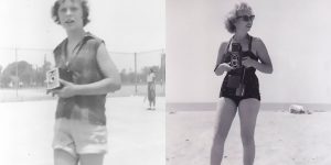 Long Before Digitalization And Smartphones, Cool Snaps Show Ladies Posing With Their Cameras In The Past