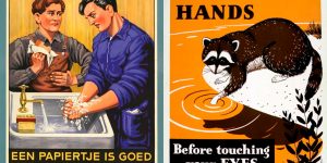 Keep Calm and Wash Your Hands: Vintage Handwashing Propaganda Posters Between The 1920s And 1940s