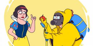 To Warn On Ecological Disaster, French Artist Prefers To Have The Message Carried By Disney Characters