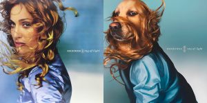 This Dog Recreated Madonna’s Iconic Photos, And It’s Brilliant