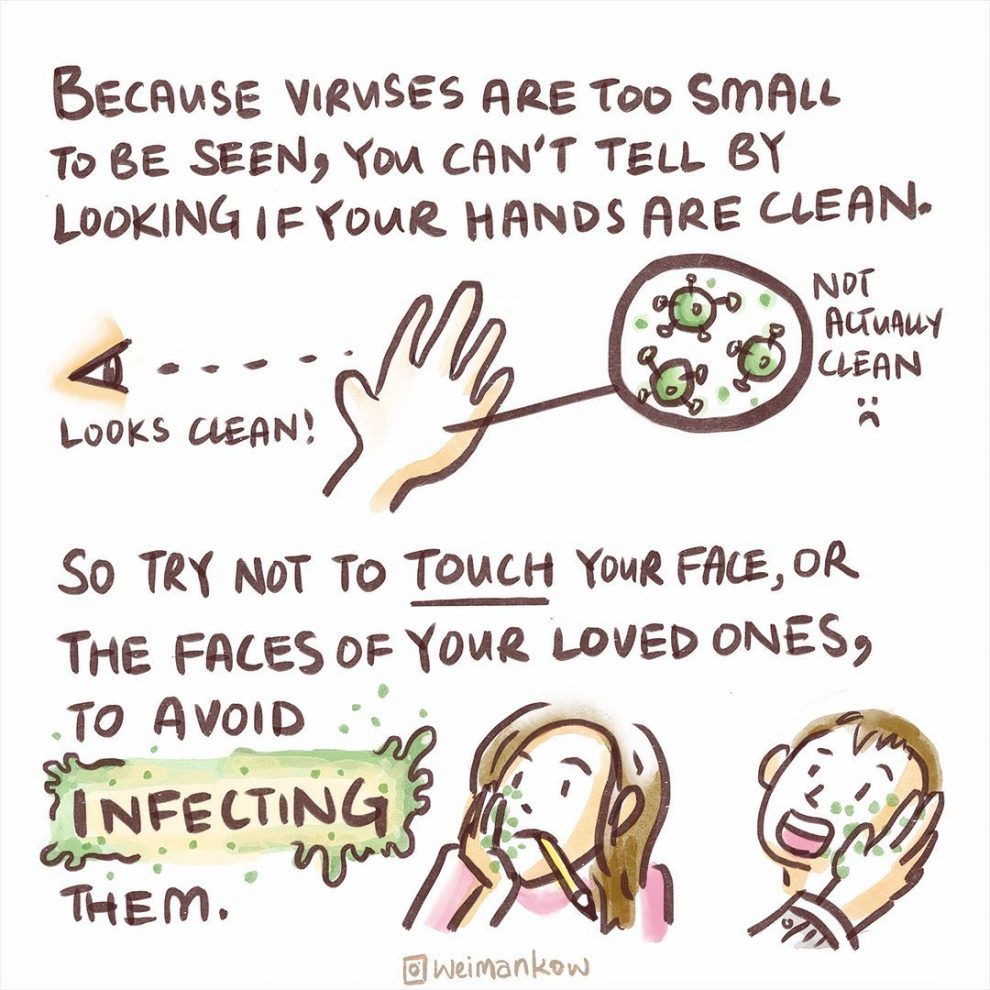 Singaporean Artist Creates Useful Infocomics About COVID-19 And How To ...