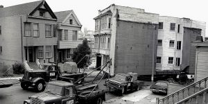 Amazing Photographs Documented Victorian Houses Moving In San Francisco In The 1970s
