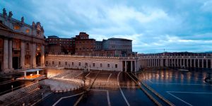 Powerful Photos Show Pope Francis Praying Alone In St. Peter's Square