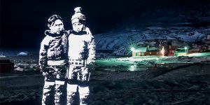 Photographer Paints Portraits Of Inuit People Into Polar Night Landscapes