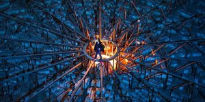 Photographer Explores Abandoned Places At Night And Captures Them In The Most Colorful Way