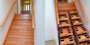 During Lockdown, This Man Invested His Time Into Building A Staircase Wine Cellar That Holds 156 Bottles
