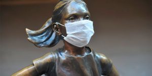 Sculptures All Over The World Are Currently Being Discovered With Medical Masks Affixed To Their Mouths - Please, Stop Doing This!!
