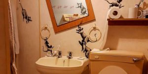 Banksy Works From Home: Street-Artist Keeps His Art Alive From His Bathroom