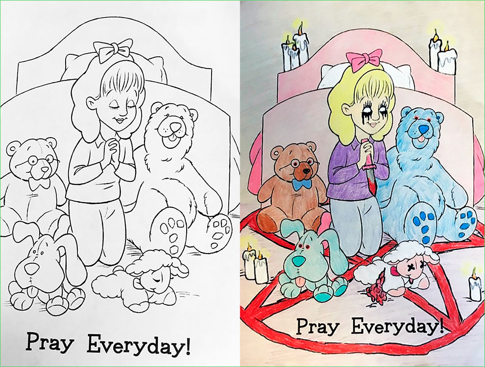 Coloring Book Corruptions: what happens when you let adults loose on a Disney  coloring book, Orlando