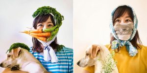 Masks For Dog Walking: This Girl Makes Unusual Face Masks To Keep Walking With Her Dog