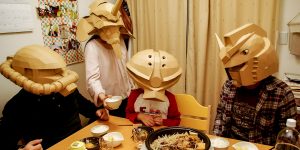 Japanese Papercraft Artist Creates Amazing Gundam Masks