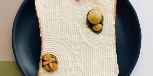 Artist Creates Breakfast Moment Of Zen With Awesome Japanese Rock Garden Toast