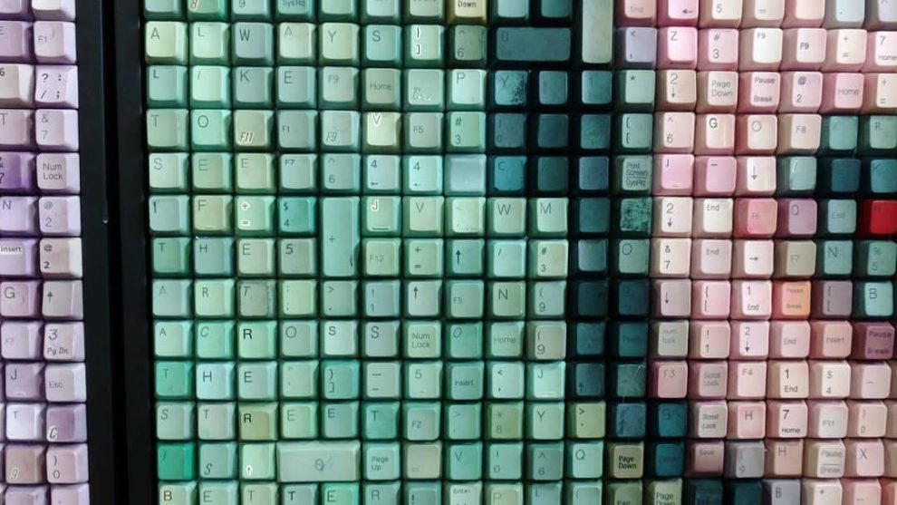 Artist Erik Jensen Turns Used Keyboards Into Famous Works of Art ...