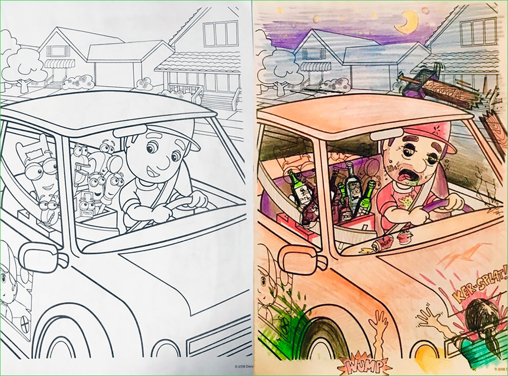 What Happens When Adults Do Children's Coloring Books » Design You