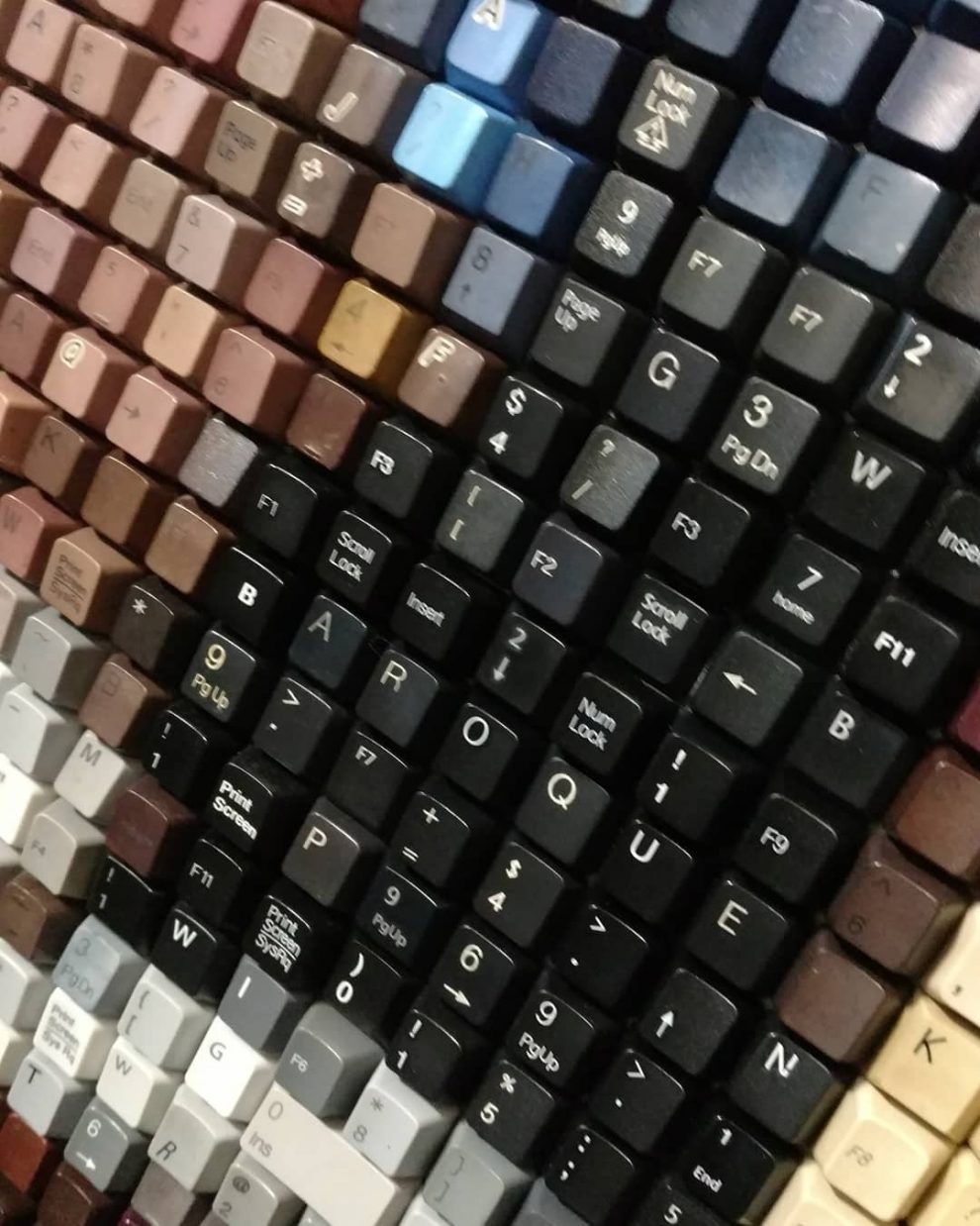 Artist Erik Jensen Turns Used Keyboards Into Famous Works of Art ...