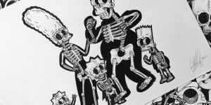 The Book Of Bare Bones: Artist Shows The Skeletons Underneath The Skin Of Iconic Cartoon Character