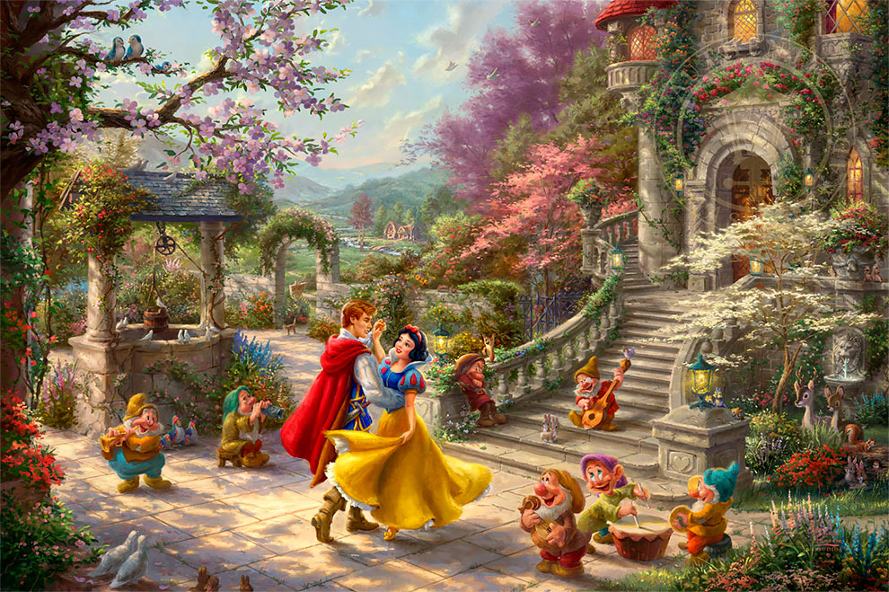 37 Disney Paintings By Thomas Kinkade That Look Even Better Than The Scenes  From The Movies