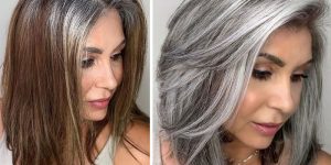 Hairdresser Encourages Women To Embrace Their Grey Hair Instead Of Dying It