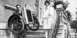 Beautiful Tiny 1929 Zaschka Three Wheeler, The World’s First Folding Car