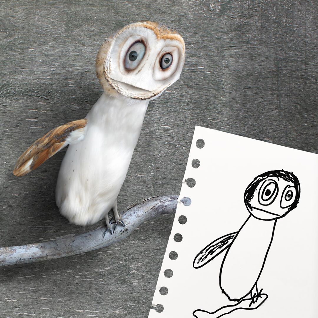 Artist Brings His Funny Kids' Drawings to Life with Hilarious Digital Art