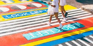 Graphic Artist Camille Walala Unveils Les Jumeaux Street Artwork In Colourful New London Fabulous Style