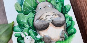 Artist Created These 10 Beautiful Paintings Of Studio Ghibli Characters In Nature