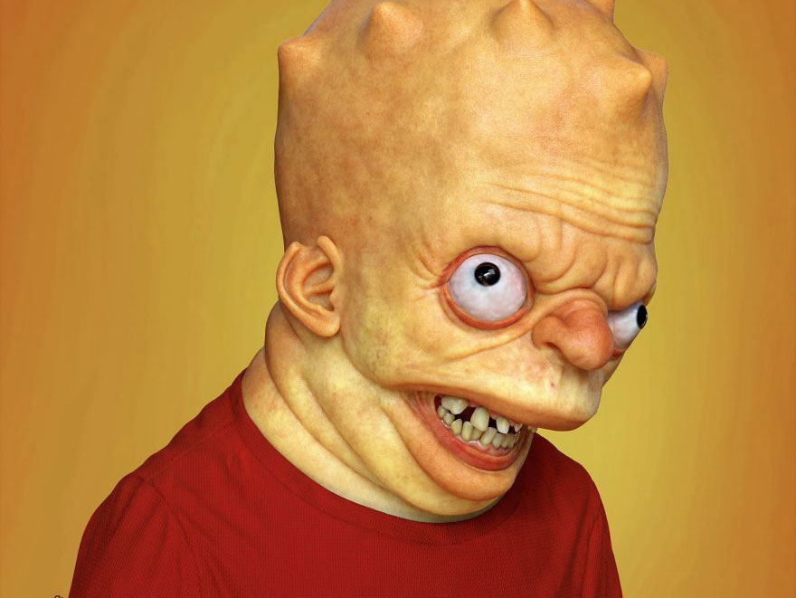 Artist Shows How Cartoon Characters Would Look In Real Life, And The Result  Is Scary And Disturbing » Design You Trust