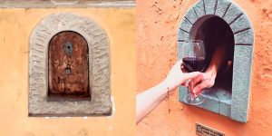 17th Century Italian Wine Windows, Which Were Used During the Plague, Are Open Again Due to The Coronavirus Pandemic