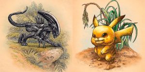 Unnatural History: Pop Culture Icons Undergo Taxonomic Studies With Vintage-Style Illustrations