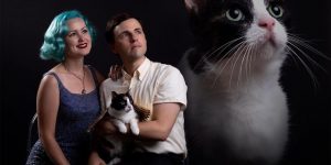‘80s Style Double Exposure Portraits Of Pets With Their Owners By Danielle Spires