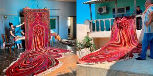 Magic Carpets: The Incredibly Fluid Rug Patterns by Faig Ahmed