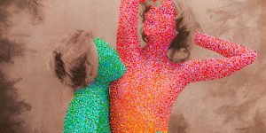 Vintage Nudes Censored with Dot Art