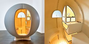 Home Office from The Future Past: Maurice-Claude Vidili's Sphère D’isolation, Model No. S2