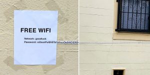 Artist Shares Password for Free WiFi but There Is a Hilarious Catch
